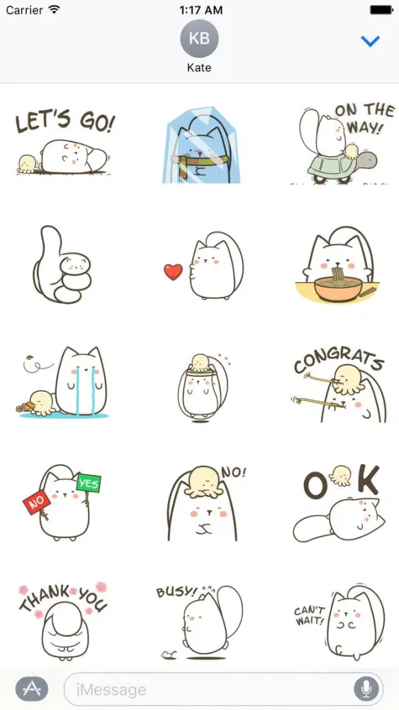 Captures d'écran de Animated White Cat And Octopus