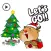 Animated Xmas Reindeer Sticker