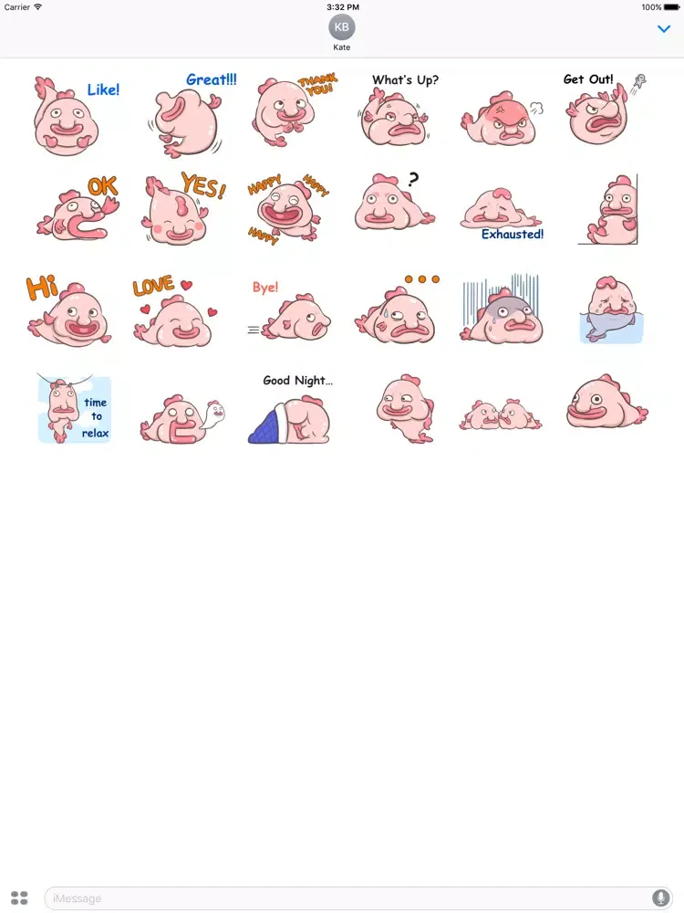Tangkapan skrin Blobfish The Ugliest Animal iPad 