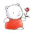 Cute Chubby Polar Bear Sticker Cute Chubby Polar Bear Sticker