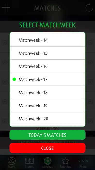 ภาพหน้าจอของ Live Scores for Premier 24/25