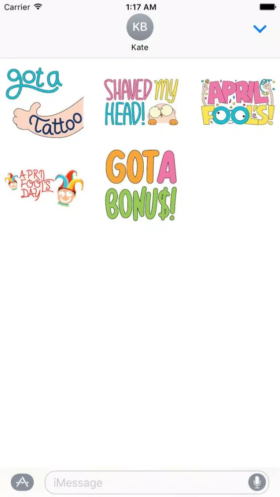 Happy April Fools Day Sticker स्क्रीनशॉट