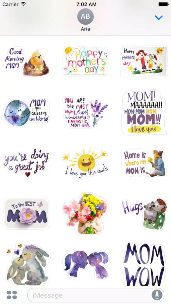 Screenshot di Happy Mother's Day Pun Sticker