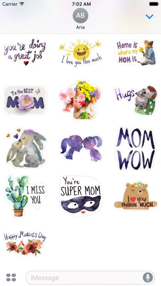 Screenshot di Happy Mother's Day Pun Sticker