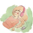 Lonely Girl in Winter Sticker Lonely Girl in Winter Sticker