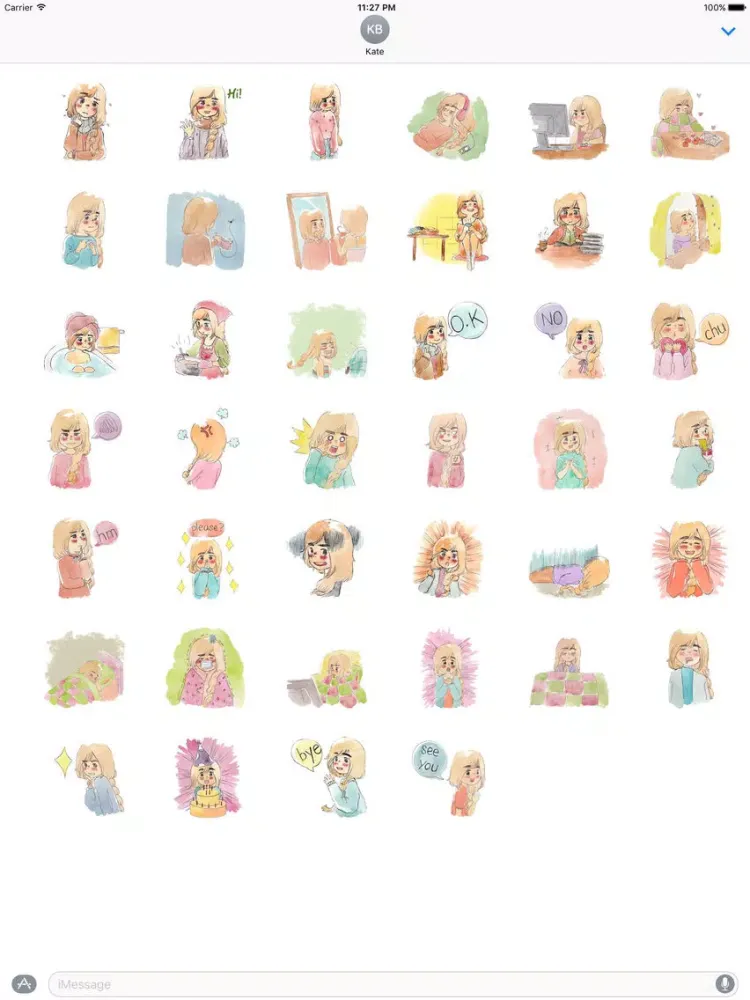 صور Lonely Girl in Winter Sticker iPad 