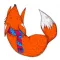 Lovely Red Fox Foxmoji Sticker