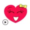 Moving Heart in Love Lovemoji