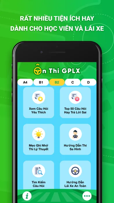 Ôn Thi GPLX - 600 Câu Hỏi स्क्रीनशॉट