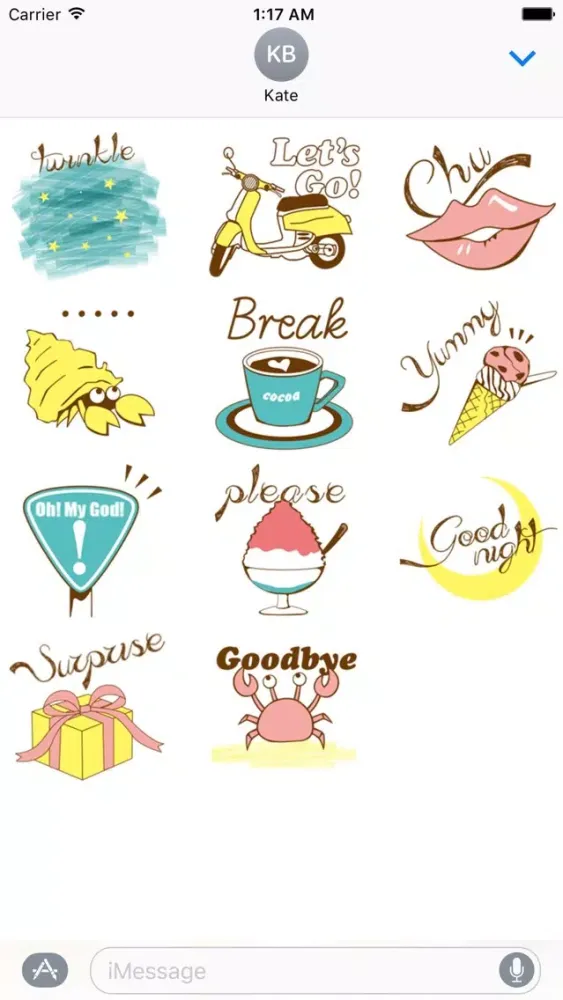 Capturas de pantalla de Summer On The Beach Sticker