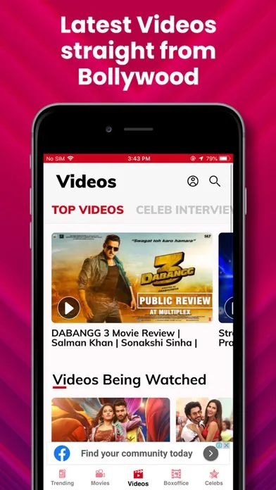 Bollywood Hungama应用截图