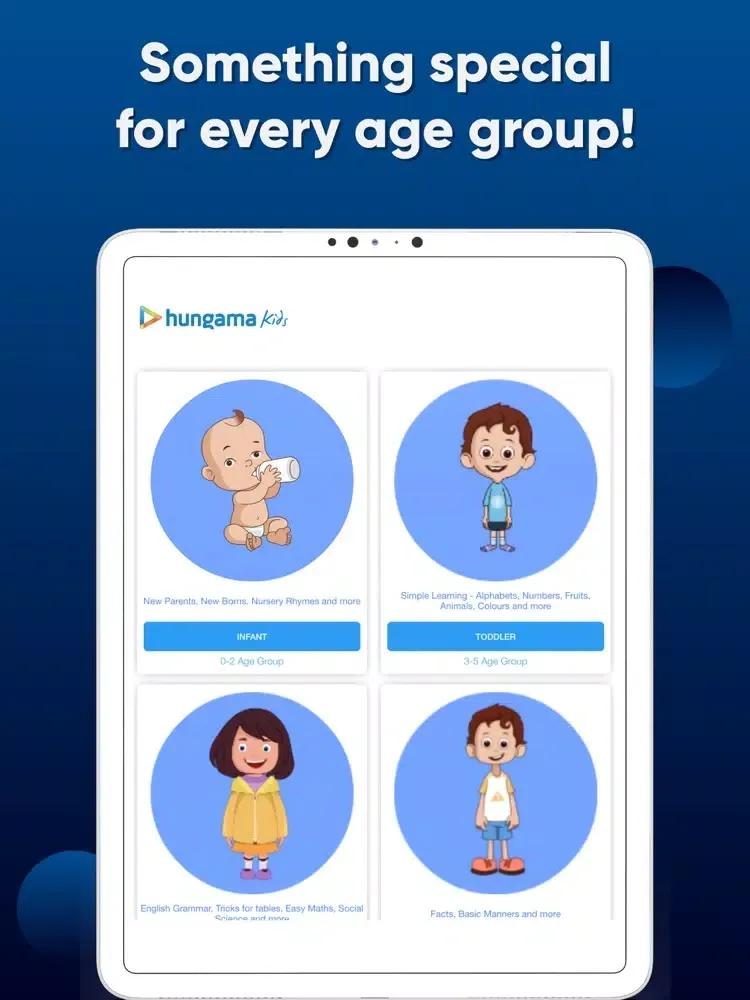 Capturas de pantalla de LEARN & FUN With HUNGAMA KIDS iPad 