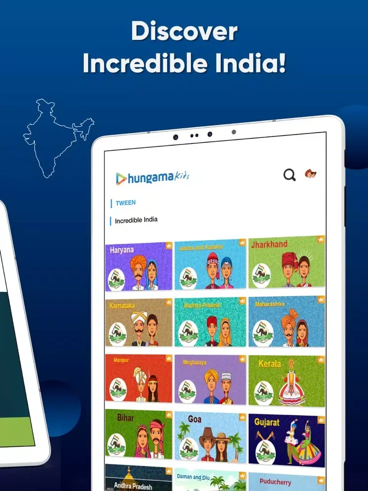 Capturas de pantalla de LEARN & FUN With HUNGAMA KIDS iPad 