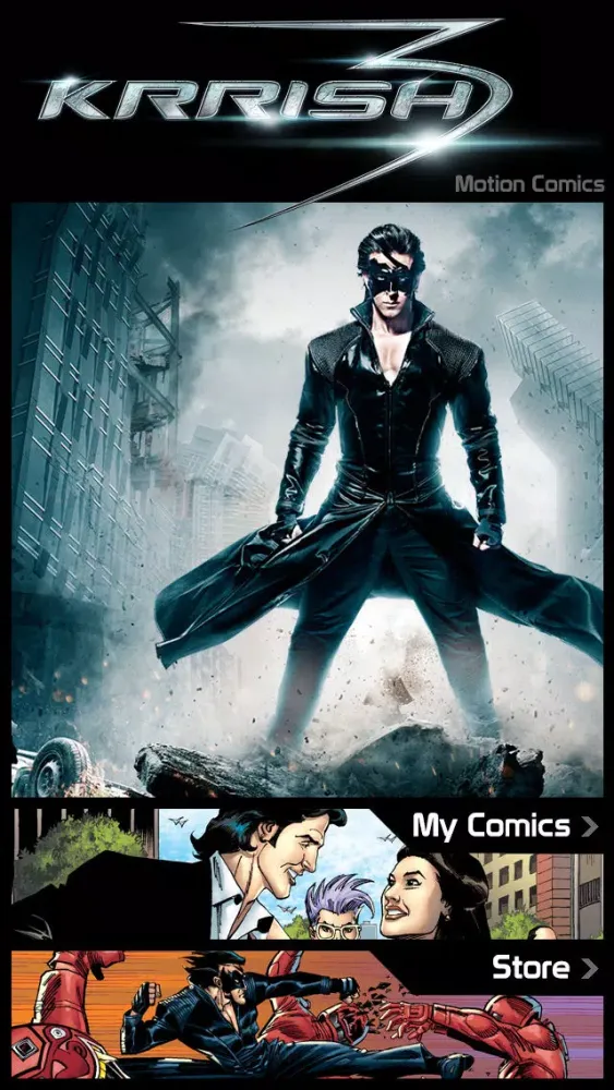 Capturas de pantalla de Krrish Comics