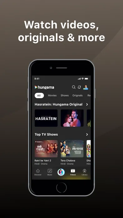 Zrzuty ekranu Hungama: Movies Music Podcasts