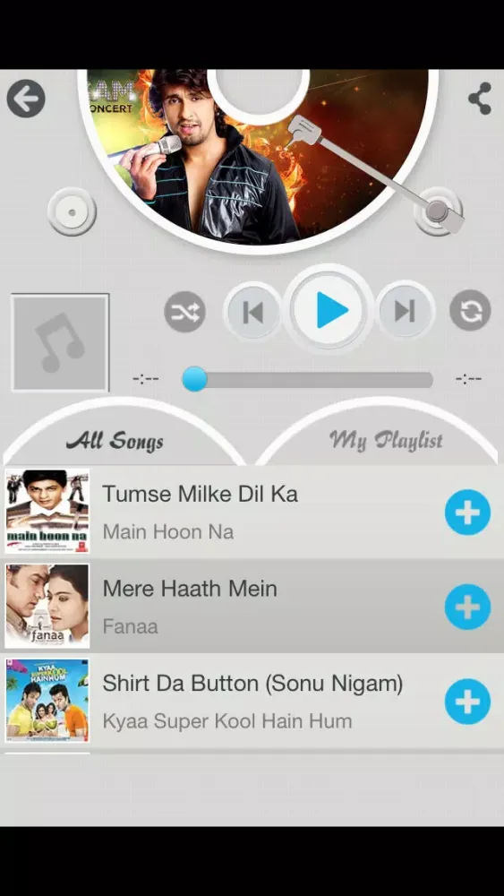 Sonu Nigam Super Hits スクリーンショット