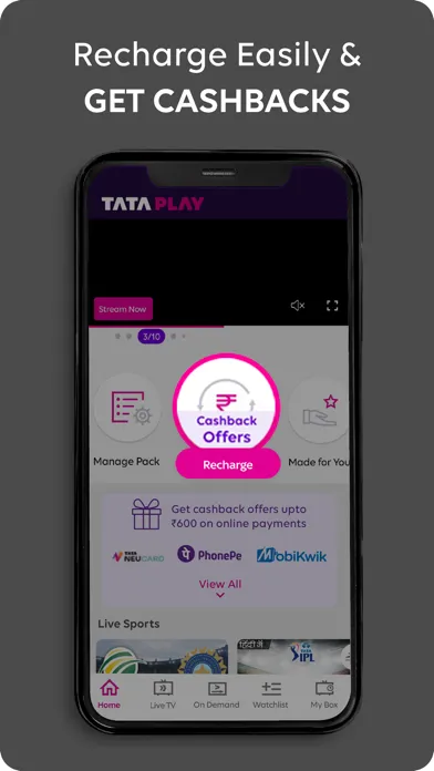 Скриншоты Tata Sky is now Tata Play