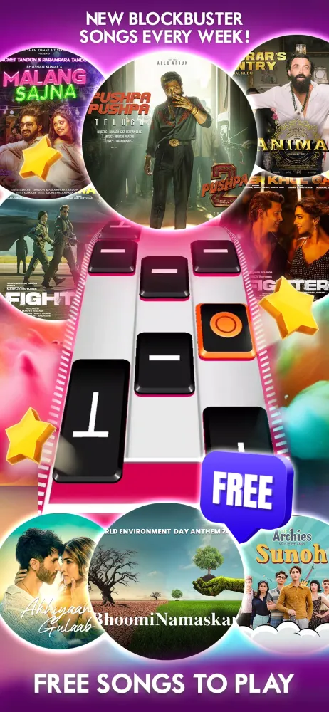 Capturas de tela do Song Beat: Music Game
