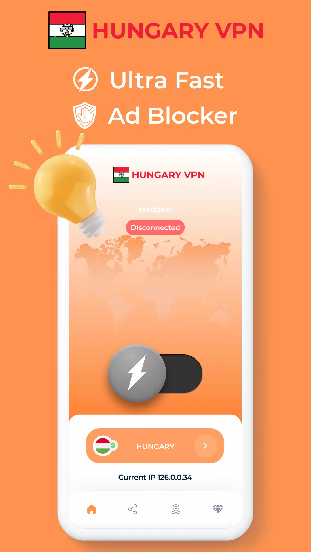 Hungary VPN Screenshots