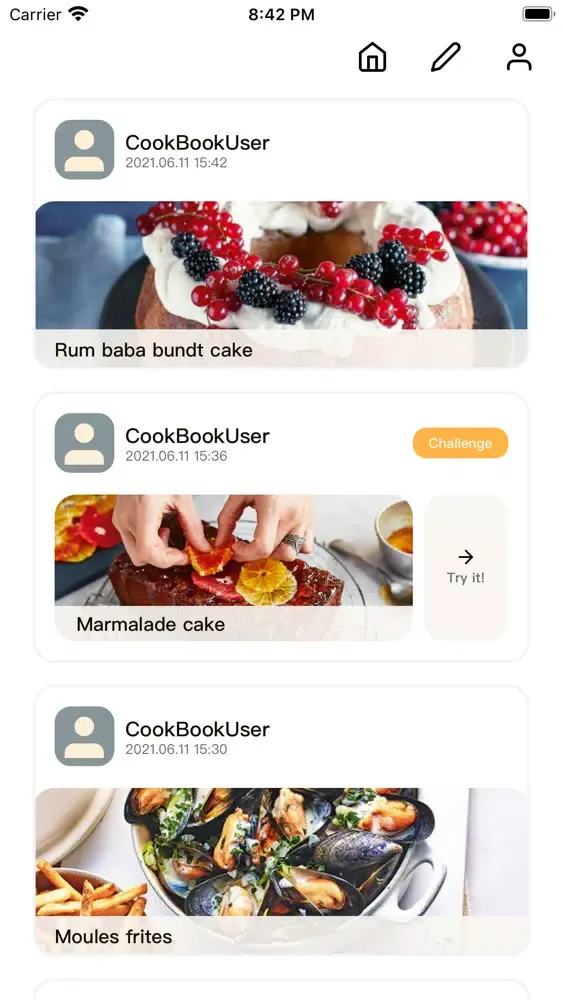 ภาพหน้าจอของ CookBook - Your Recipe Journal