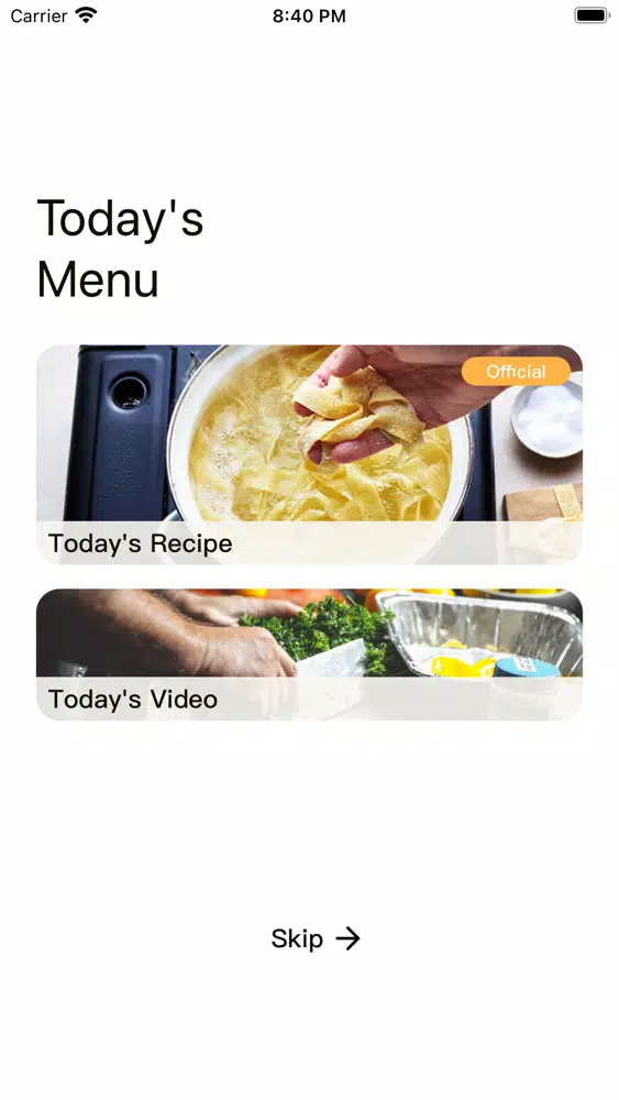 Tangkapan skrin CookBook - Your Recipe Journal