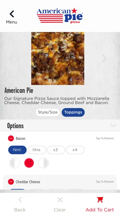 American Pie Pizza App应用截图