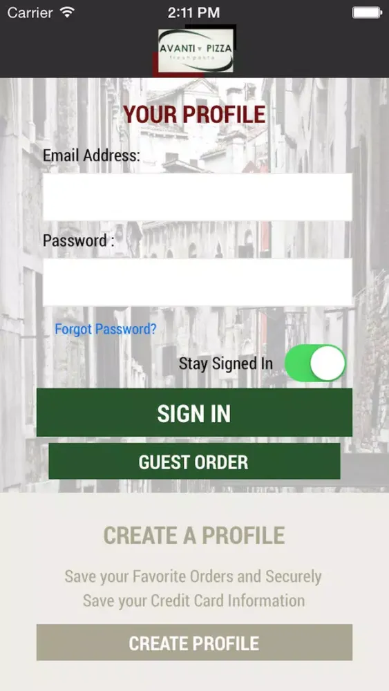Avanti Pizza Fresh Pasta Screenshots