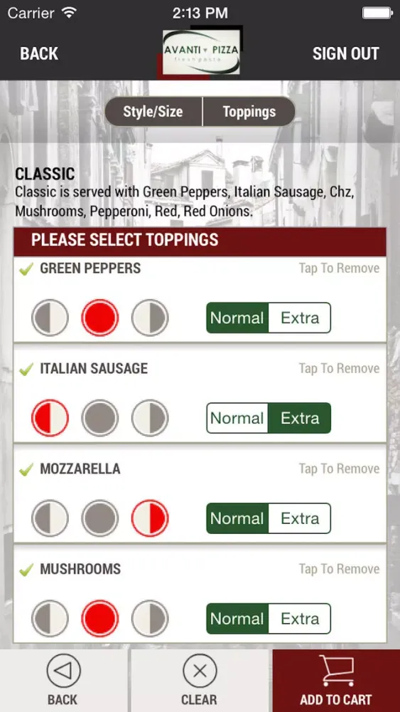 Avanti Pizza Fresh Pasta Screenshots