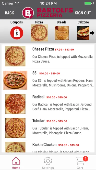 Bartoli's Pizzeria Screenshots