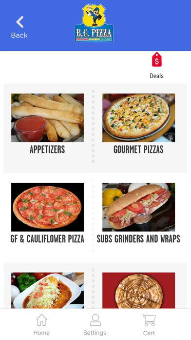Ảnh chụp màn hình của B.C. Pizza - Order Now!