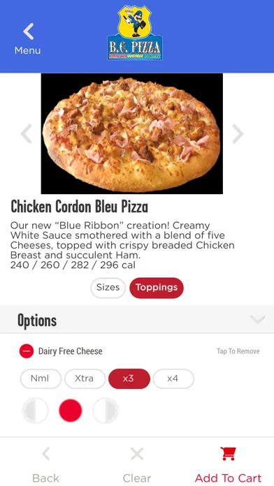 Ảnh chụp màn hình của B.C. Pizza - Order Now!