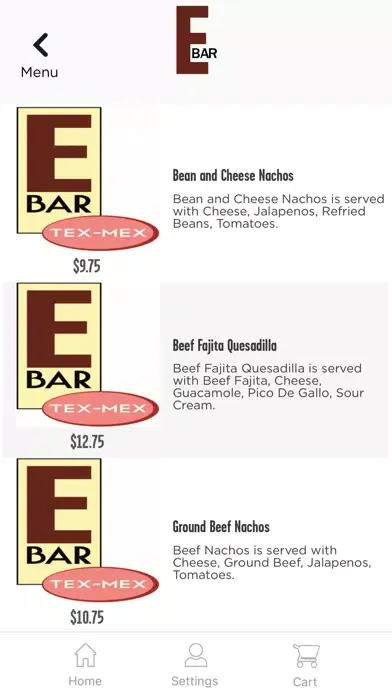 E Bar Tex Mex Screenshots