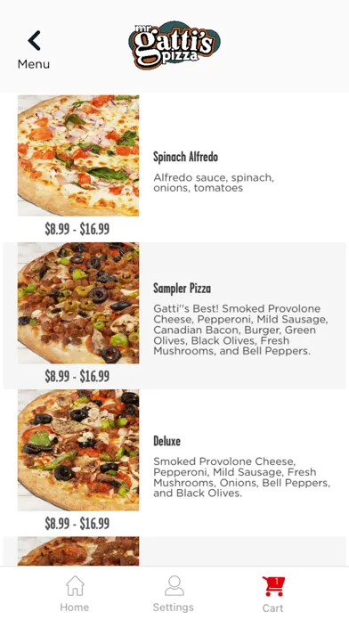 ภาพหน้าจอของ Gatti's Pizza