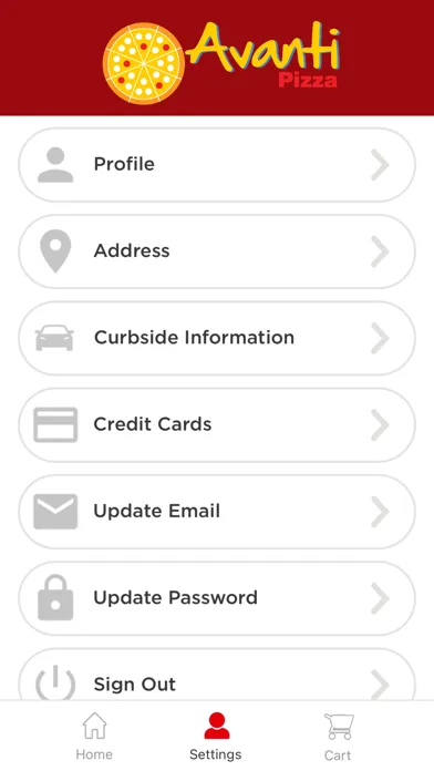 Avanti's Pizza应用截图