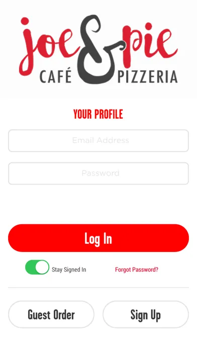 Captures d'écran de Joe & Pie Cafe and Pizzeria