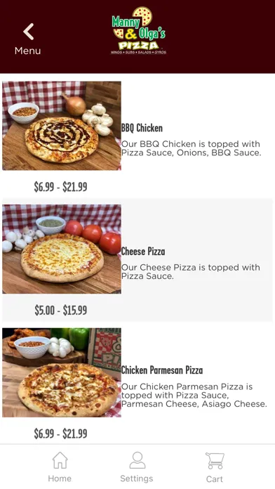 Manny and Olga's Pizza スクリーンショット