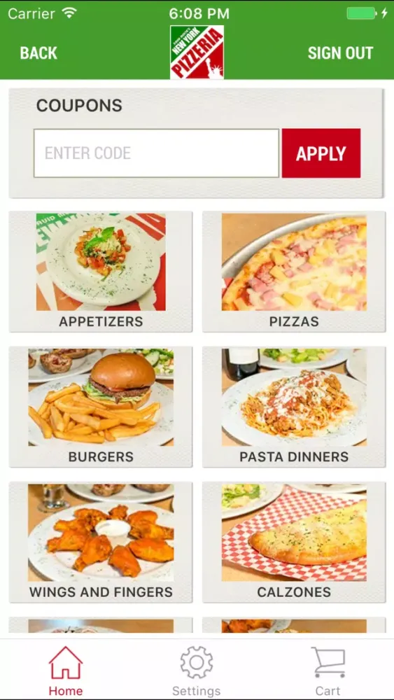 ภาพหน้าจอของ David Monte’s New York Pizzeria