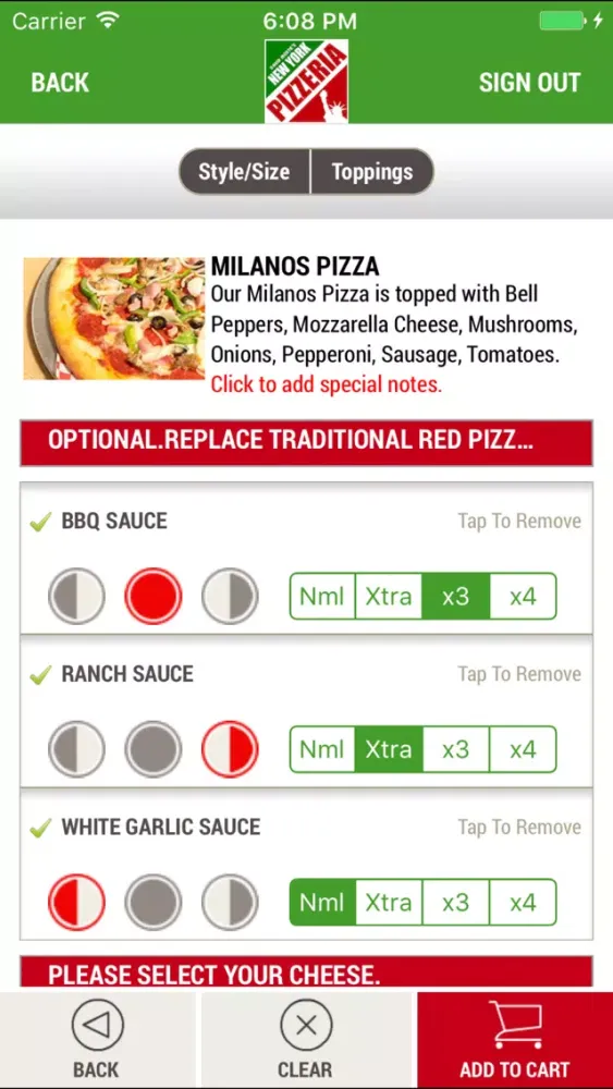 ภาพหน้าจอของ David Monte’s New York Pizzeria