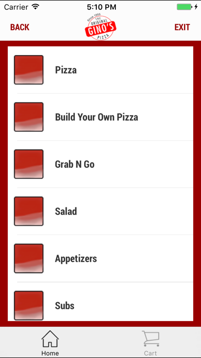 Capturas de pantalla de Original Gino’s Pizza