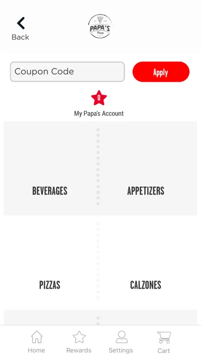 Papas Pizza Cafe應用截圖