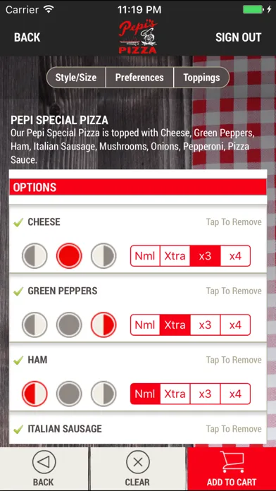 ภาพหน้าจอของ Pepi’s Pizza
