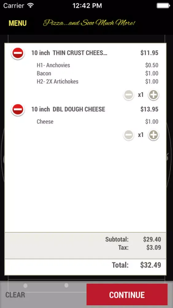 Screenshot di Paladino’s Pizza House
