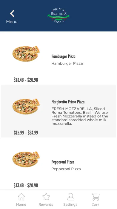 ภาพหน้าจอของ Primo Brothers Pizza