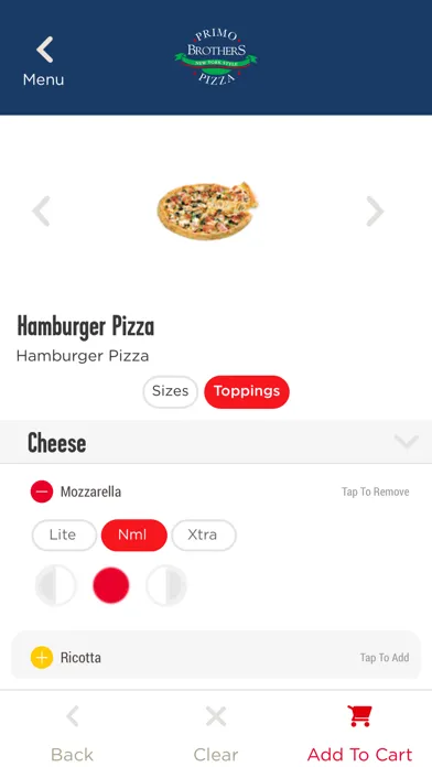 ภาพหน้าจอของ Primo Brothers Pizza