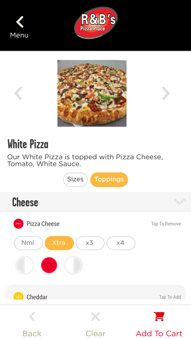 Capturas de pantalla de R&B’s Pizza Place