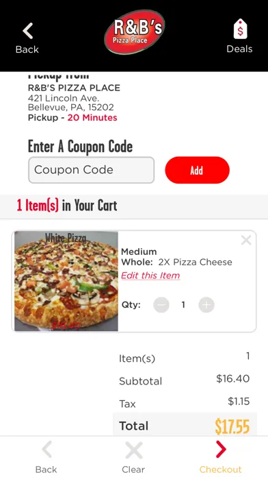 Скриншоты R&B’s Pizza Place