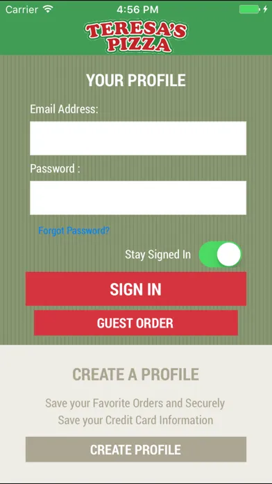 Teresa’s Pizza سکرین شاٹس