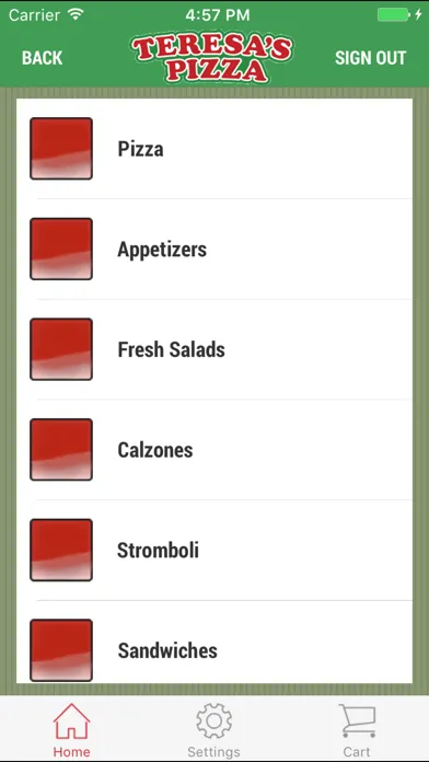 Teresa’s Pizza سکرین شاٹس