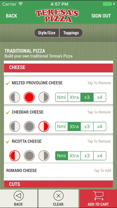 Teresa’s Pizza سکرین شاٹس