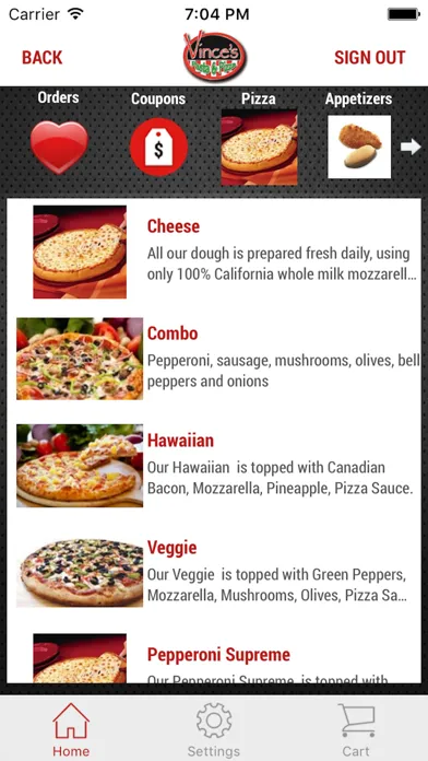 صور Vince’s Pasta & Pizza